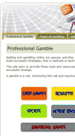 Mobile Screenshot of professionalgamble.com